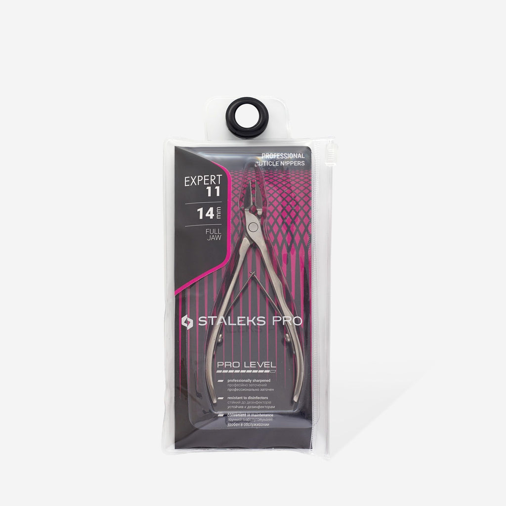 Staleks Pro EXPERT Professional Cuticle Manicure Nippers 11 14 mm NE-11-14