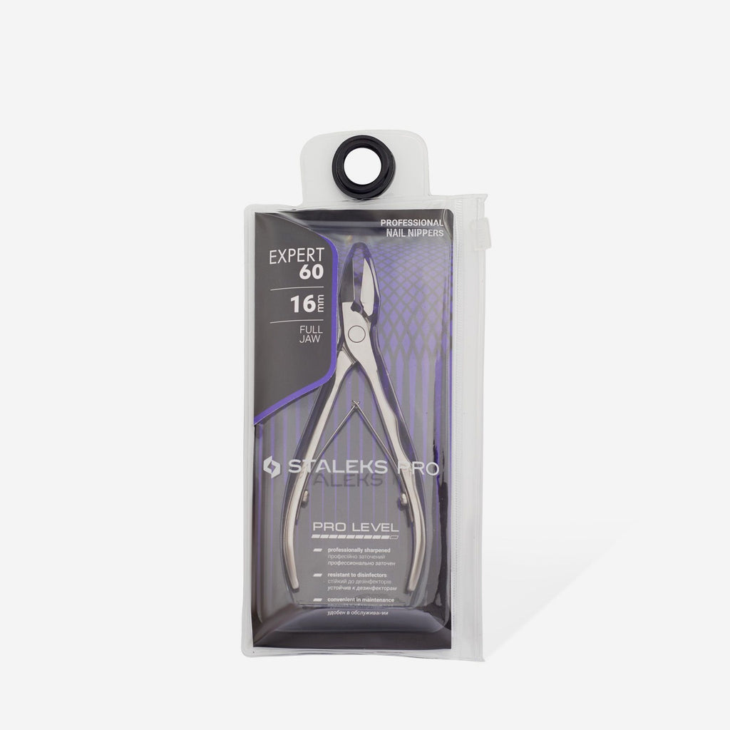Staleks Pro EXPERT Professional Cuticle Manicure Nippers 60 16 mm NE-60-16