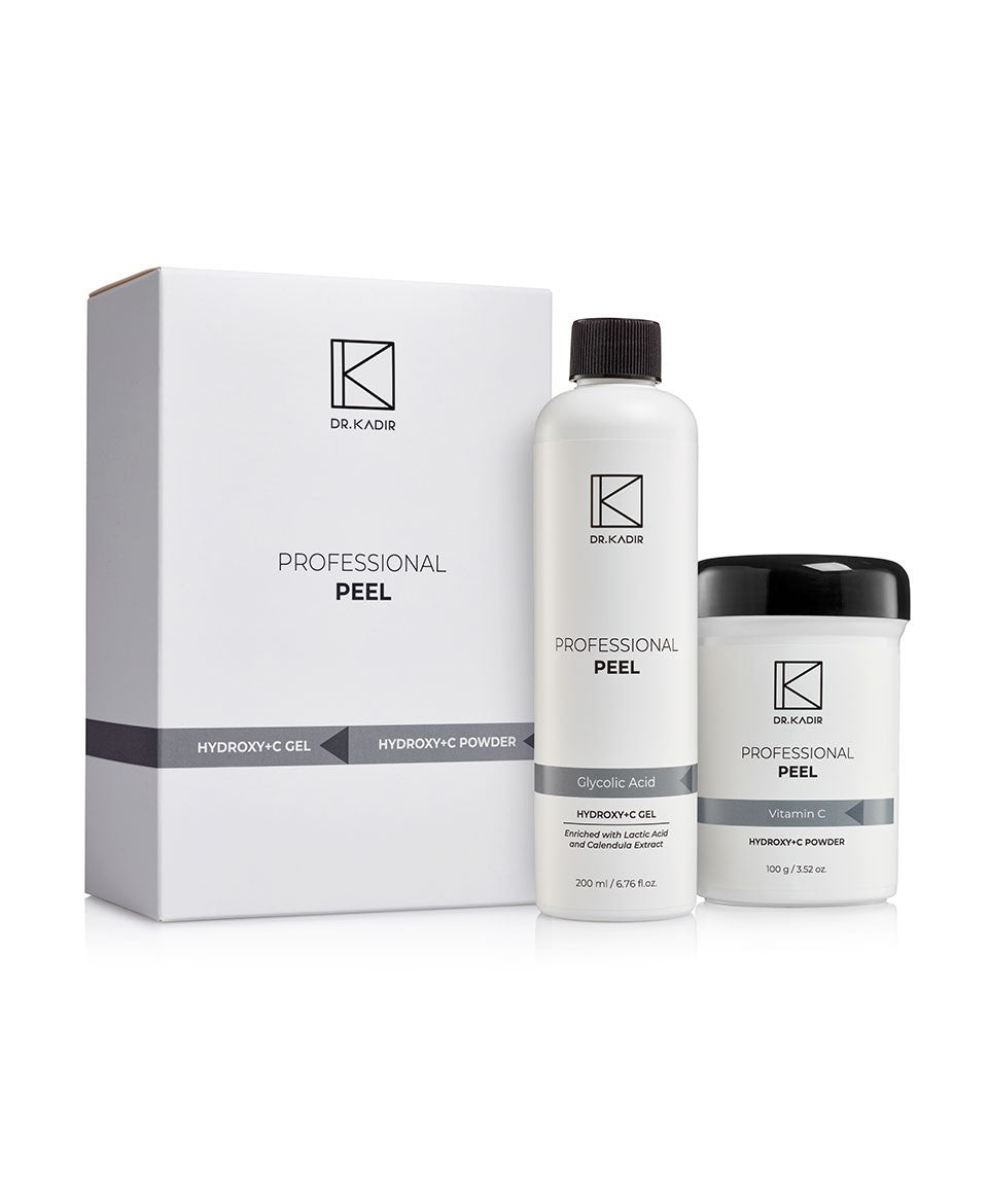 Dr. Kadir Professional Peel Peeling Hydroxy+C Set Gel 200ml + Powder 100gr