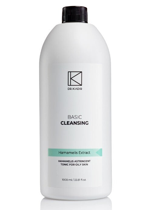 Dr. Kadir Basic Cleansing Hamamelis Astrigent Tonic For Oily Skin 1000ml 33.8fl
