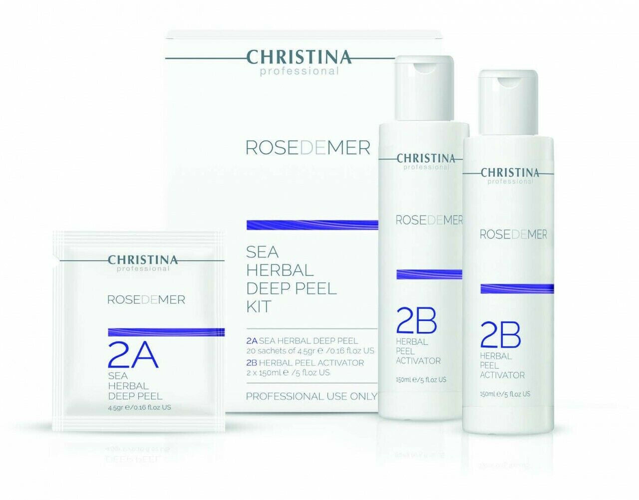 Christina Rose De Mer - Sea Herbal Deep Peel Kit (Step 2A+2B+2B) 